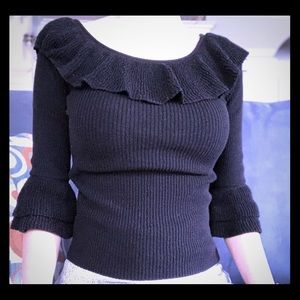 Bebe boatneck sweater top